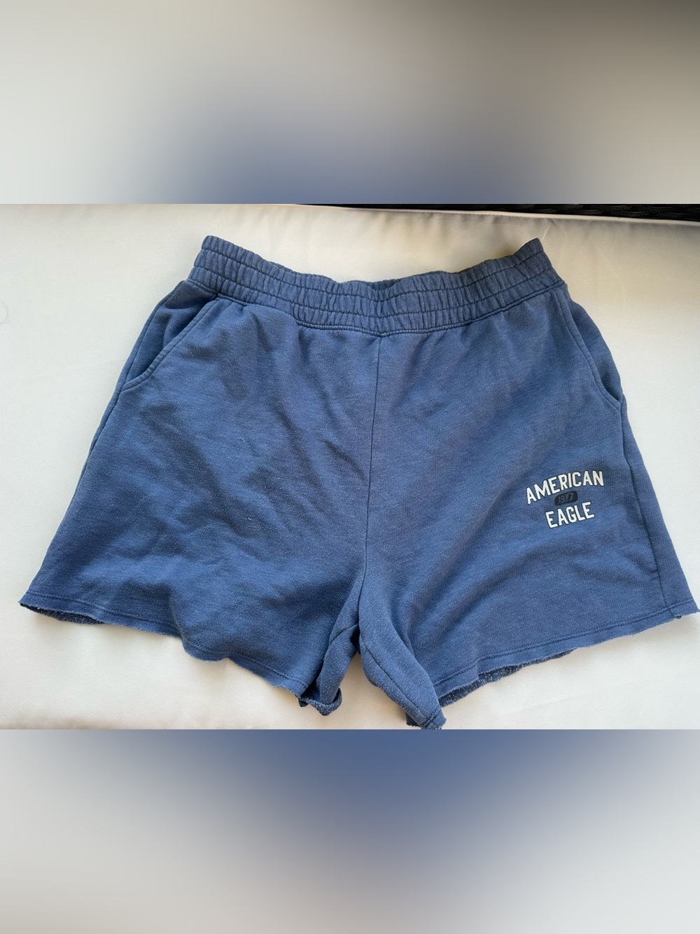 American Eagle Outfitters Blue Heather Lounge Shorts